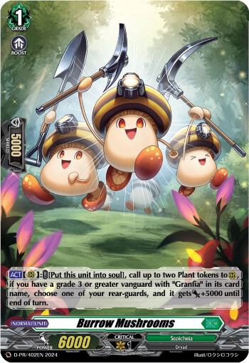Burrow Mushrooms (Foil)