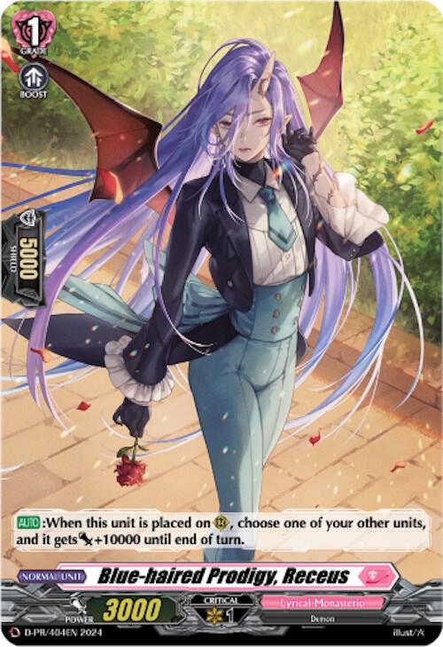 Blue-haired Prodigy, Receus (Foil)