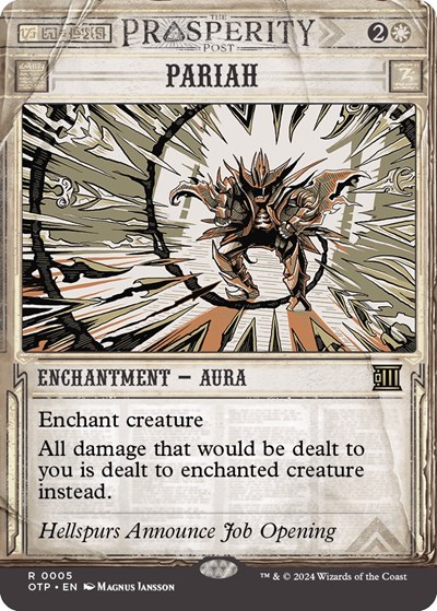 Pariah from OTP #5, Magic: The Gathering card
