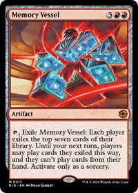 Memory Vessel - Outlaws of Thunder Junction: The Big Score - Magic: The Gathering card