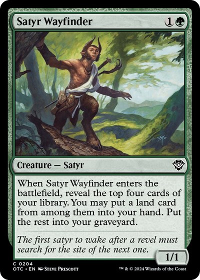 Satyr Wayfinder (Commander: Outlaws of Thunder Junction)