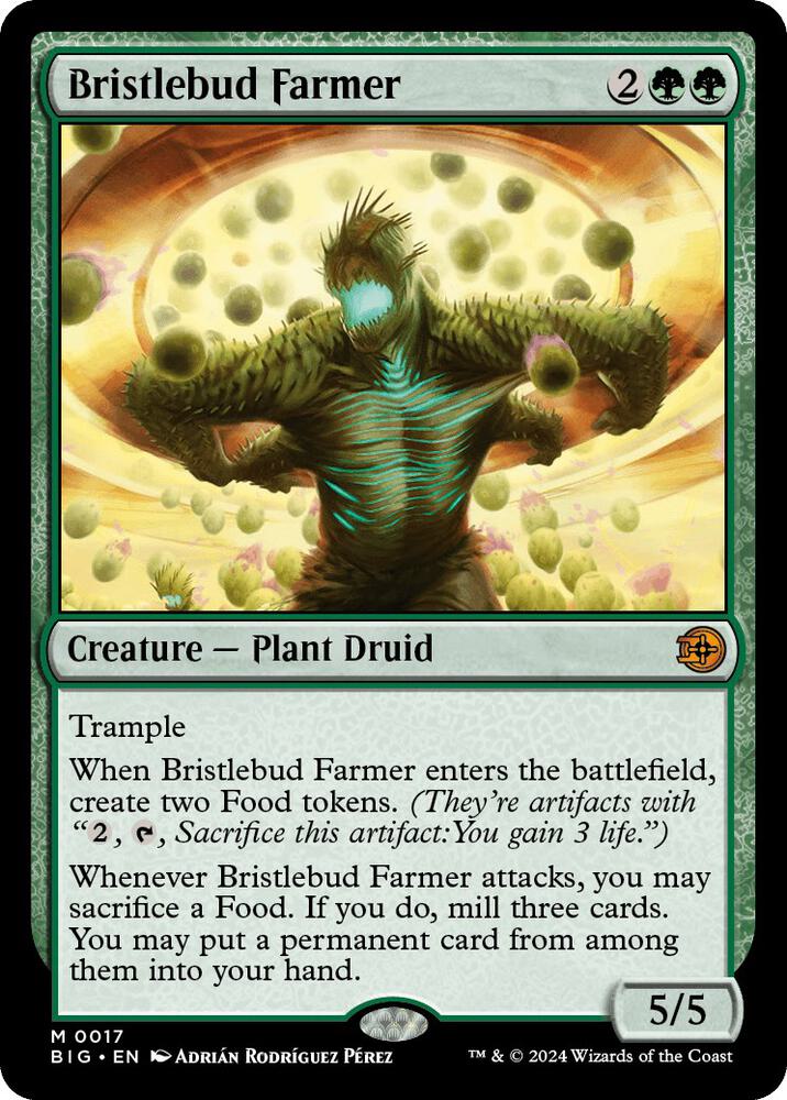Bristlebud Farmer 17 card