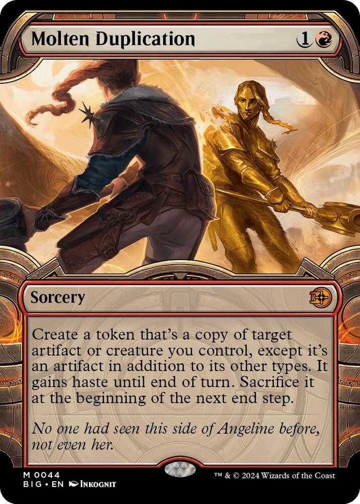 Molten duplication 溶鉄の複製　アーティストプルーフ　mtg Molten duplication 溶鉄の複製 アーティストプルーフ mtg Molten