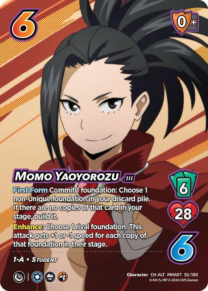 Momo Yaoyorozu (Alternate Art) - UniVersus: My Hero Academia: Girl