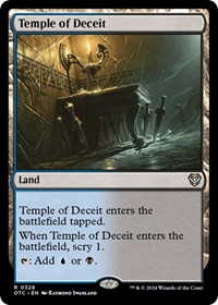 Temple of Deceit (Commander: Outlaws of Thunder Junction)