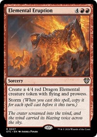 Elemental Eruption - Commander: Outlaws of Thunder Junction - Magic: The Gathering card