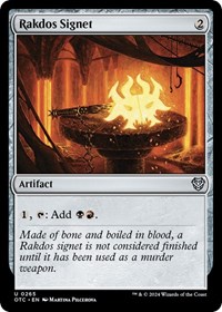 Rakdos Signet (Commander: Outlaws of Thunder Junction)