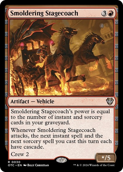 Smoldering Stagecoach from OTC #30, Magic: The Gathering card