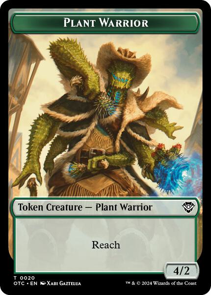plant cards mtg Token Pack for Magic the Gathering MTG: 4 pack 0/1 Plant Tokens The Adventurer's Press Plant Elemental