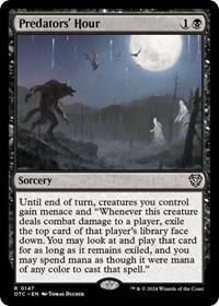 Predators' Hour - Commander: Outlaws of Thunder Junction - Magic: The Gathering card