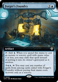 Forger's Foundry (Extended Art) - Commander: Outlaws of Thunder Junction - Magic: The Gathering card