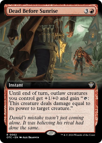 Dead Before Sunrise Extended Art