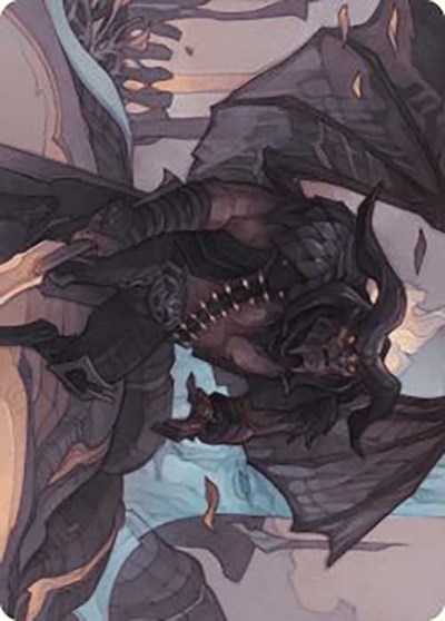 Rakdos Joins Up Art Card Gold Stamped Signature