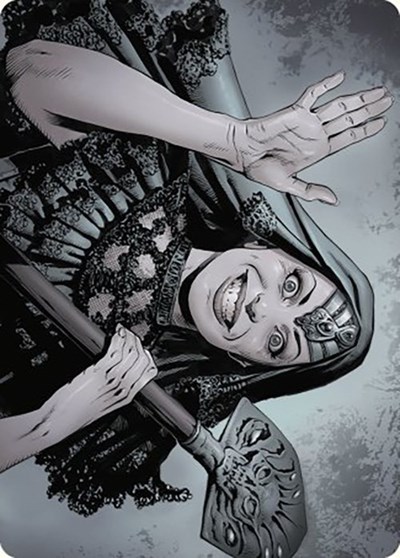 Gisa the Hellraiser Art Card Gold Stamped Signature