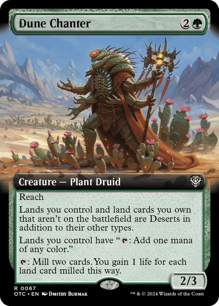 Dune Chanter (Extended Art) - Commander: Outlaws of Thunder Junction - Magic:  The Gathering - TCGplayer.com