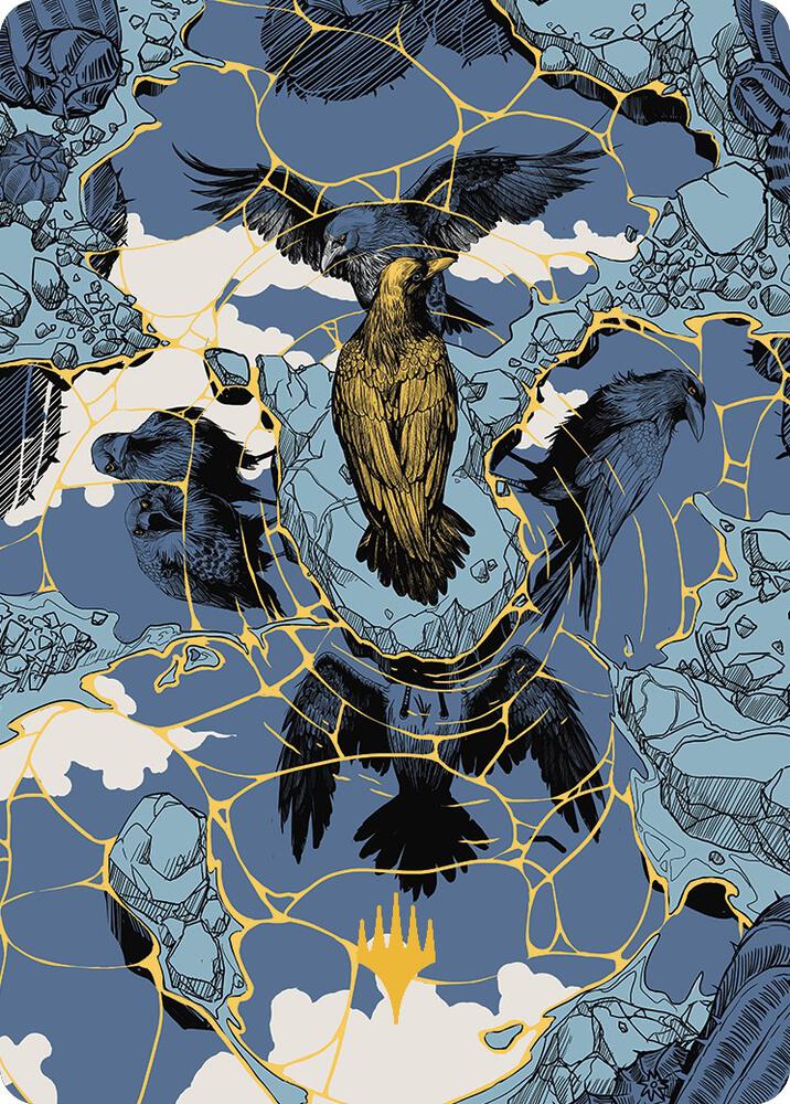 Fractured Identity Art Card (Gold-Stamped Planeswalker Symbol