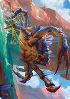 Canyon Crab Art Card (Gold-Stamped Signature) - Art Series