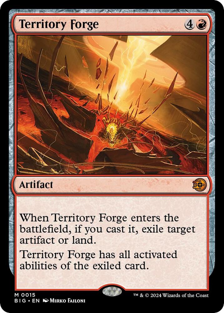 Territory Forge - Outlaws of Thunder Junction: The Big Score - Magic: The Gathering - TCGplayer.com Territory Forge - Outlaws of Thunder Junction: The Big Score - Magic: The Gathering - TCGplayer.com