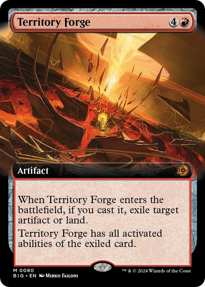 Territory Forge (Extended Art) 80 card