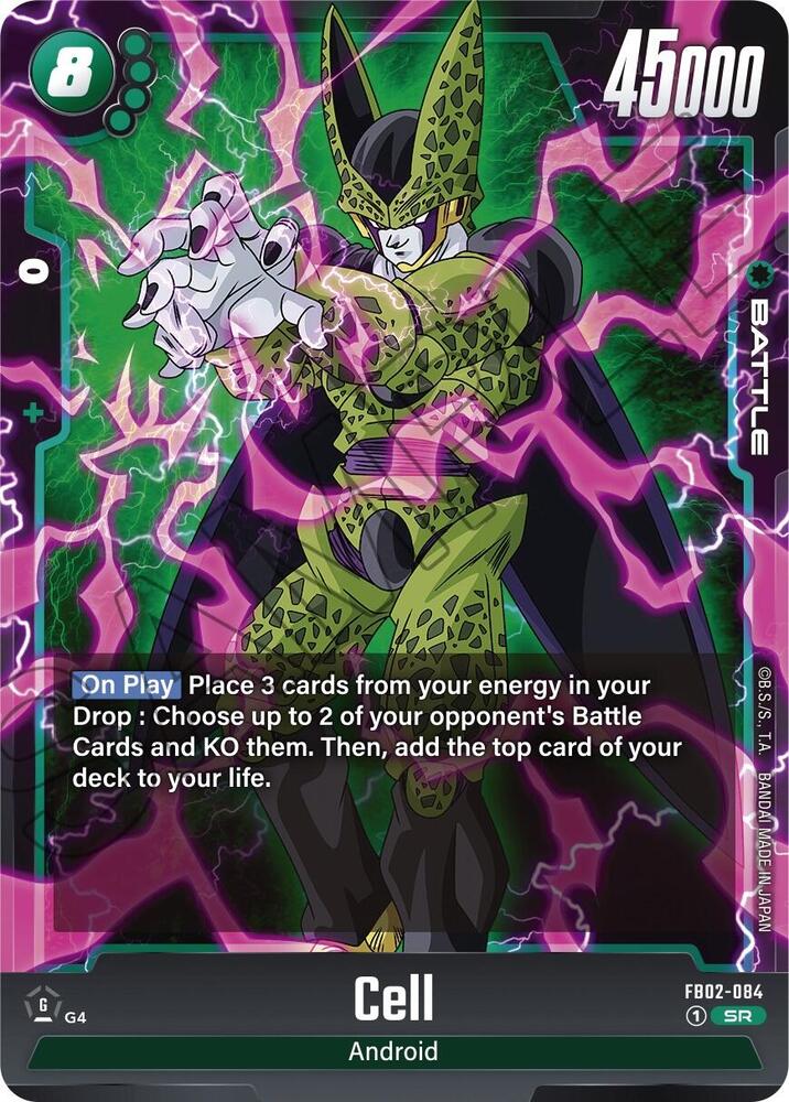 Cell - FB02-084 - Blazing Aura - Dragon Ball Super: Fusion