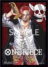 One Piece Card Game Official Limited Sleeves - Shanks (10-Pack) · Bandai Card Sleeves