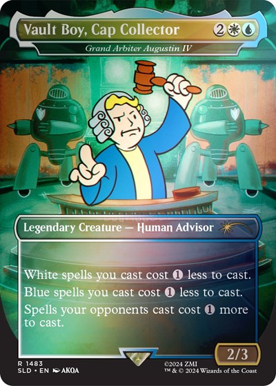 Vault Boy Cap Collector Grand Arbiter Augustin IV Rainbow Foil