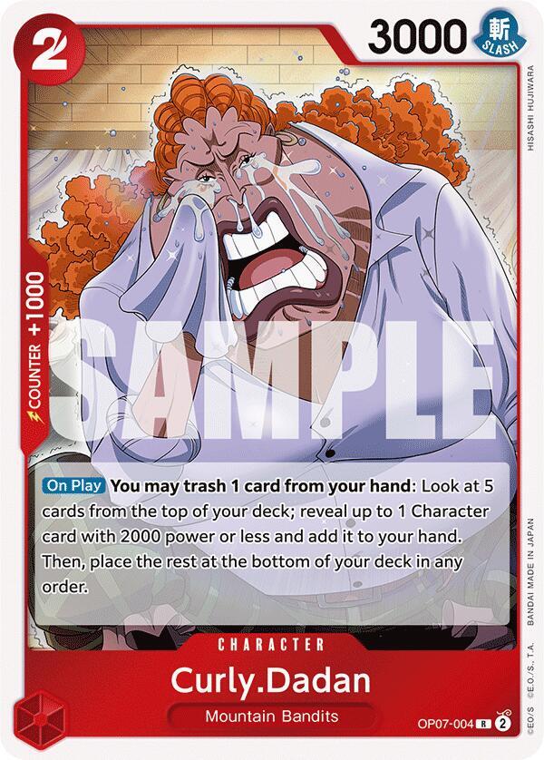 Curly.Dadan 500 Years in the Future One Piece Card Game