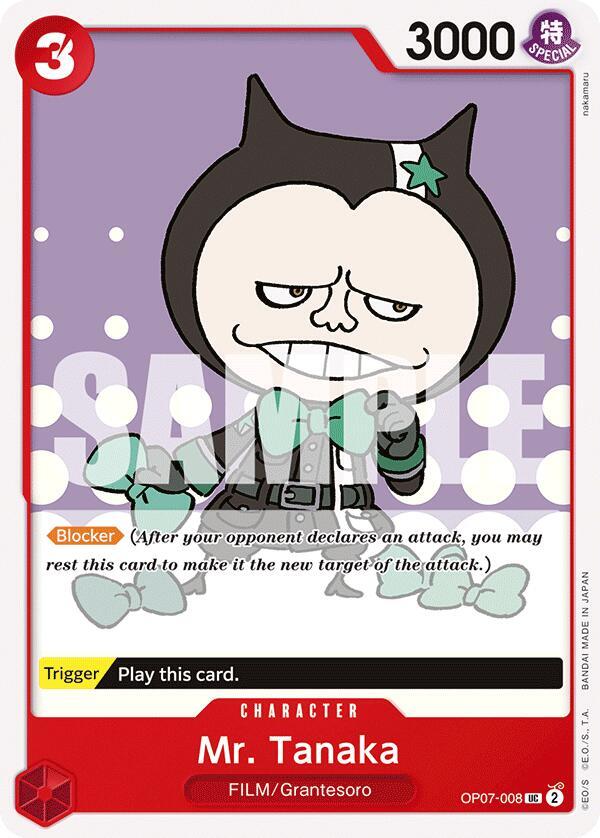 Mr Tanaka onepiece card