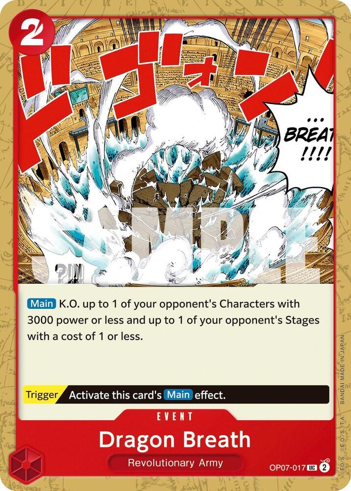 Dragon Breath onepiece card