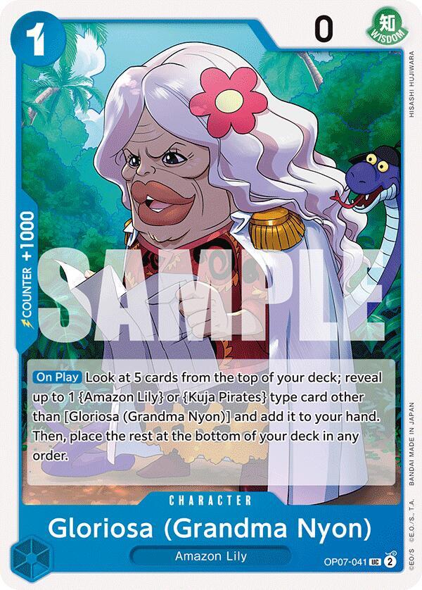 Gloriosa Grandma Nyon onepiece card