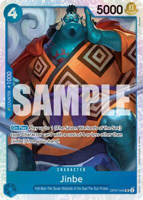 【045のマルマイン】ONE PIECE Jinbe (045) - 500 Years in the Future - One Piece Card Game