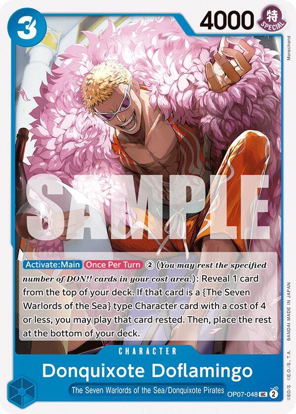 Donquixote Doflamingo onepiece card