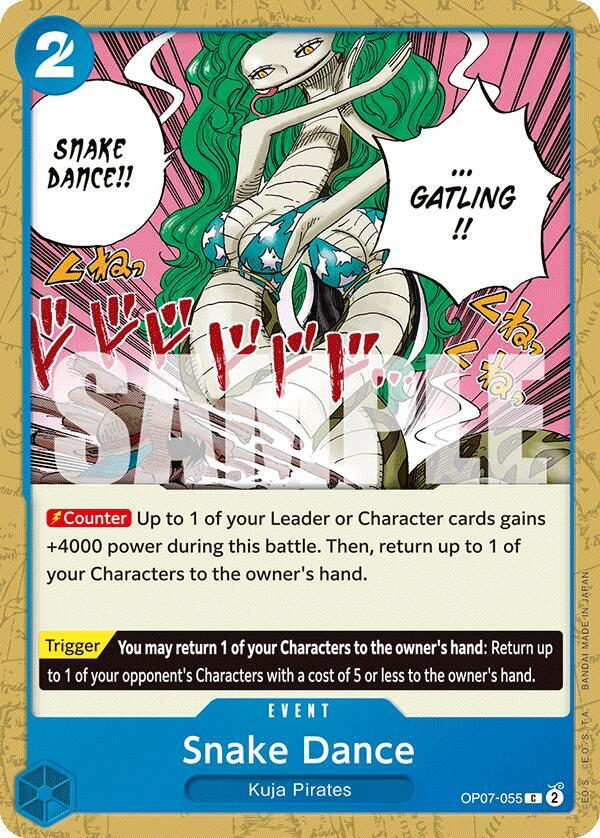 Snake Dance onepiece card