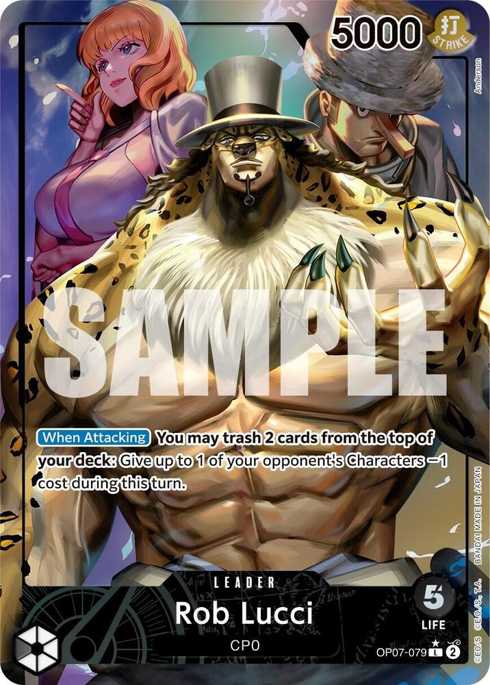 PSA10 C.C. OBC ワンバトルカップ CGH-1-007 Rob Lucci (079) (Parallel) - 500 Years in the Future - One