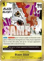 Blaze Slice - 500 Years in the Future - One Piece Card Game
