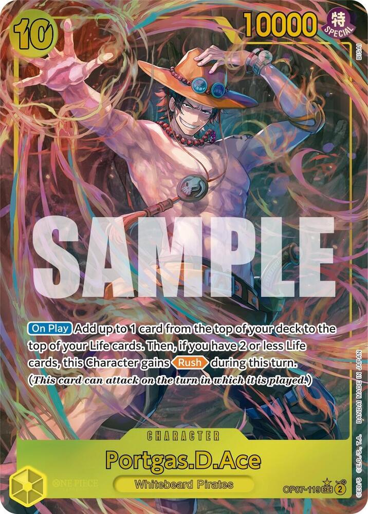 ONE PIECE - ONE PIECEカード　エース ONE PIECE CARD GAME/[OP-02] PARAMOUNT WAR]Portgas D. Ace