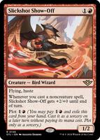 MTG P 0043 Slickshot Show-Off プロモ送料無料 Slickshot Show-Off · Outlaws of Thunder Junction Promos