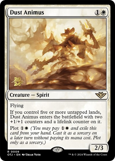 Dust Animus (Prerelease) from POTJ #9s, Magic: The Gathering card