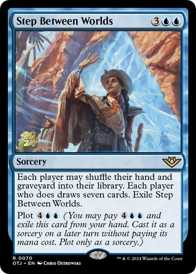 Step Between Worlds (Prerelease) POTJ 70s Magic card
