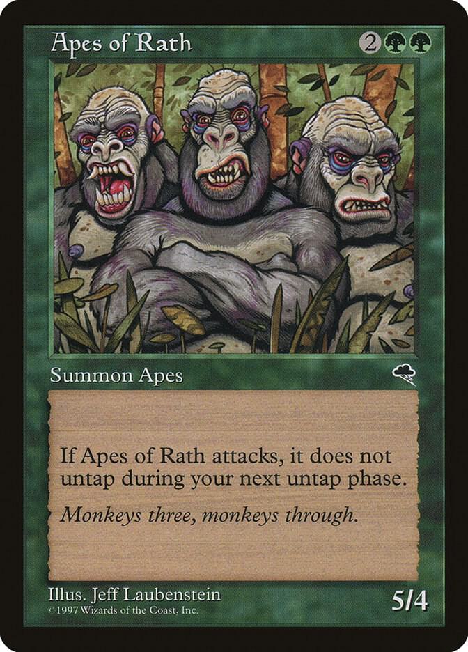 mtg ape cards Kird Ape [Revised Edition] – The Nerdporium main image 1