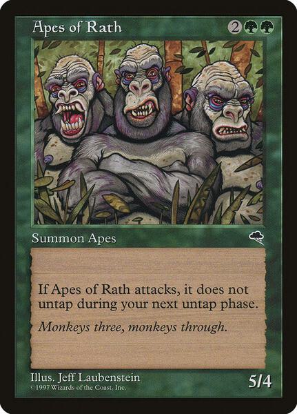 monkey cards mtg Top Five Primates in Magic - Riley Ranks Monkey Monkey Monkey gets +1/+1 for each nonland permanent whose name begins with the chosen letter. The 28 Best Apes in