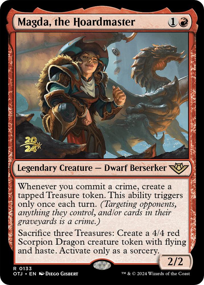 Magda, the Hoardmaster #133s — Outlaws of Thunder Junction Promos
