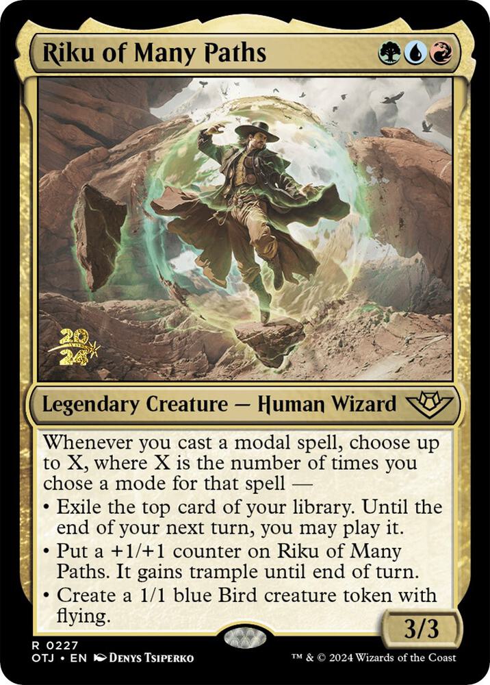 Riku of Many Paths #227s — Outlaws of Thunder Junction Promos