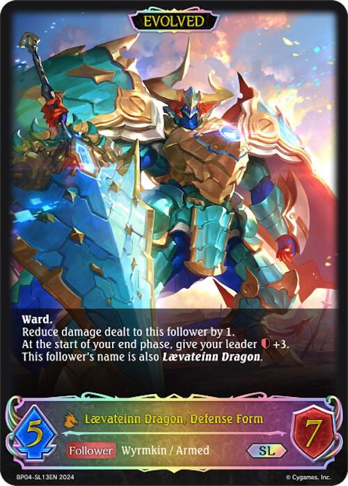Laevateinn Dragon, Defense Form (Evolved) (SL)