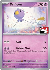 Drifloon #089/198 from Prize Pack Series Cards Pokemon card image