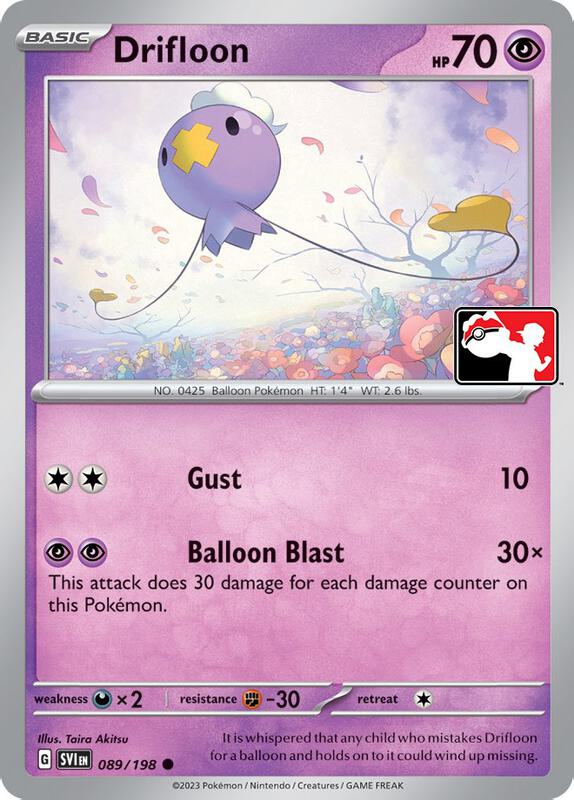Drifloon 089/198 from Prize Pack Series Cards