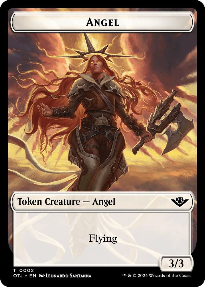 Angel Token - Outlaws of Thunder Junction - Magic: The Gathering