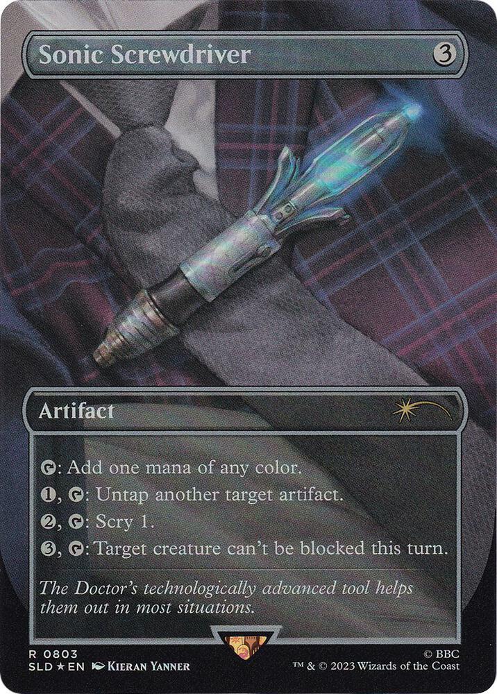 Sonic Screwdriver - Secret Lair Drop Series - Magic: The Gathering
