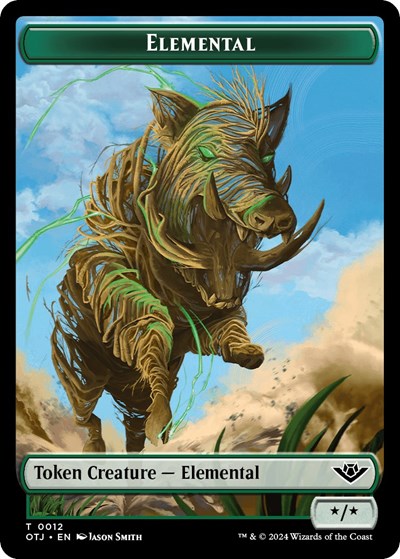 Elemental Plot Double Sided Token