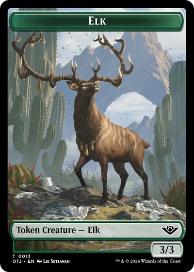 Elk Plot Double Sided Token